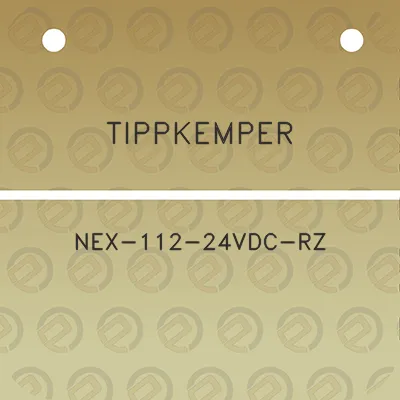 tippkemper-nex-112-24vdc-rz