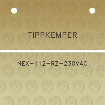 tippkemper-nex-112-rz-230vac