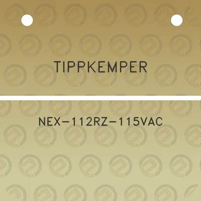 tippkemper-nex-112rz-115vac