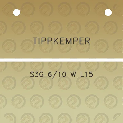 tippkemper-s3g-610-w-l15