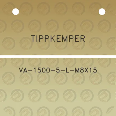 tippkemper-va-1500-5-l-m8x15