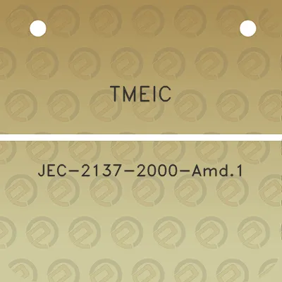 tmeic-jec-2137-2000-amd1