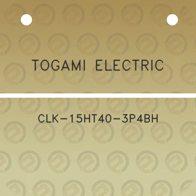 togami-electric-clk-15ht40-3p4bh