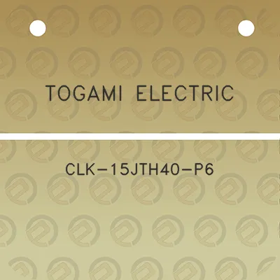 togami-electric-clk-15jth40-p6