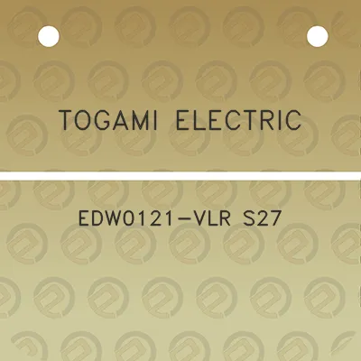 togami-electric-edw0121-vlr-s27