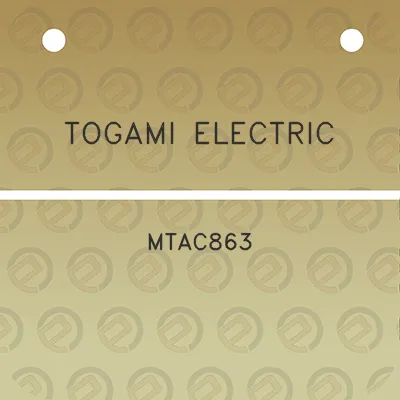 togami-electric-mtac863