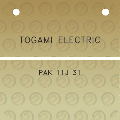 togami-electric-pak-11j-31