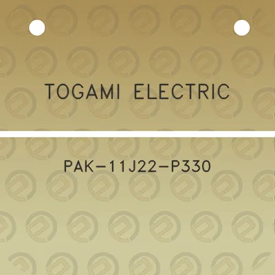 togami-electric-pak-11j22-p330