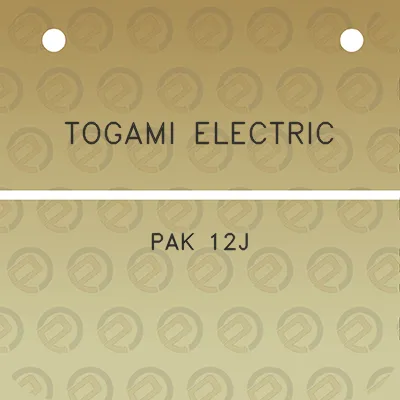 togami-electric-pak-12j