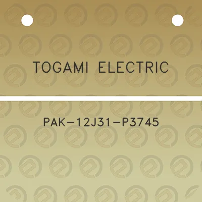 togami-electric-pak-12j31-p3745