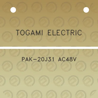 togami-electric-pak-20j31-ac48v