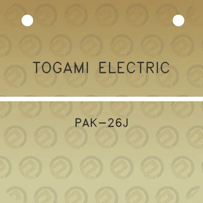 togami-electric-pak-26j