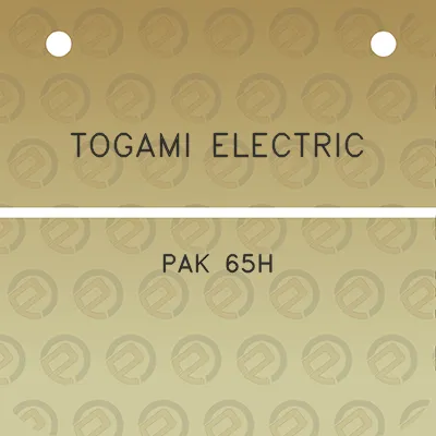 togami-electric-pak-65h