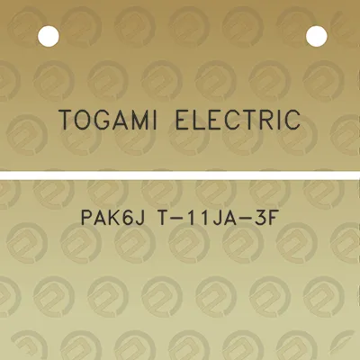 togami-electric-pak6j-t-11ja-3f