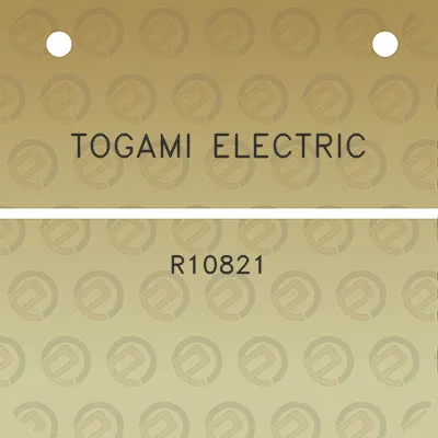 togami-electric-r10821