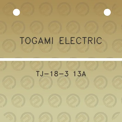 togami-electric-tj-18-3-13a