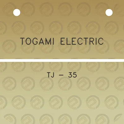 togami-electric-tj-35