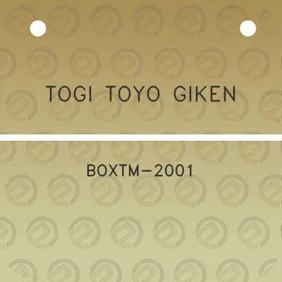 togi-toyo-giken-boxtm-2001