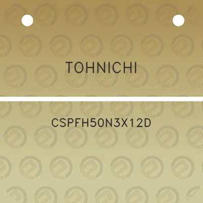 tohnichi-cspfh50n3x12d