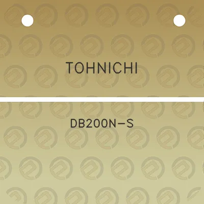 tohnichi-db200n-s