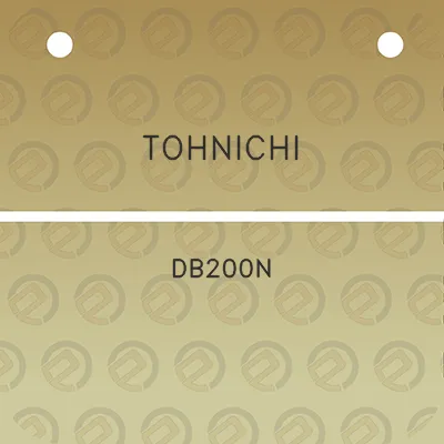 tohnichi-db200n