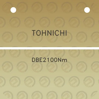 tohnichi-dbe2100nm