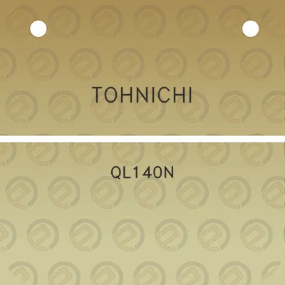 tohnichi-ql140n