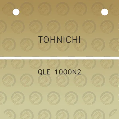 tohnichi-qle-1000n2