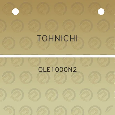 tohnichi-qle1000n2