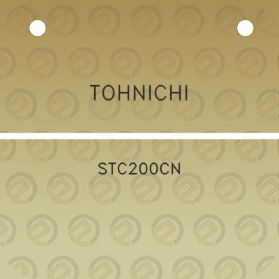 tohnichi-stc200cn