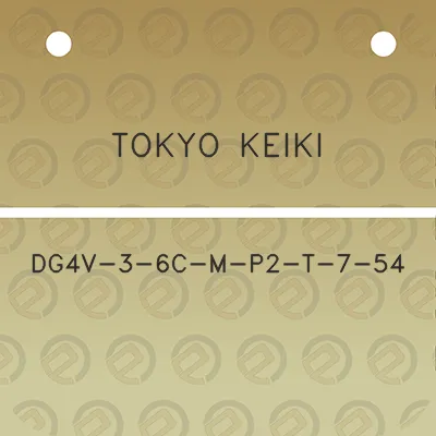 tokyo-keiki-dg4v-3-6c-m-p2-t-7-54