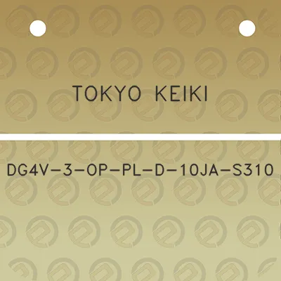 tokyo-keiki-dg4v-3-op-pl-d-10ja-s310