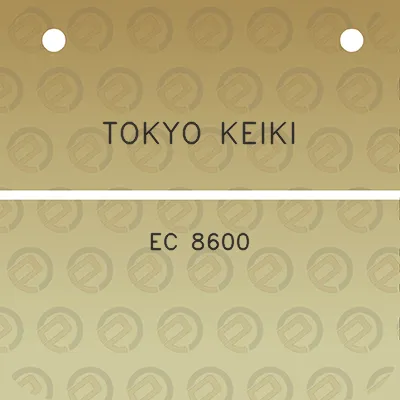 tokyo-keiki-ec-8600