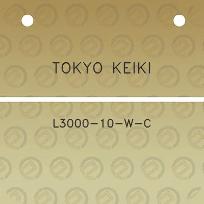 tokyo-keiki-l3000-10-w-c