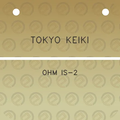 tokyo-keiki-ohm-is-2