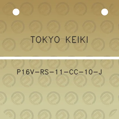 tokyo-keiki-p16v-rs-11-cc-10-j