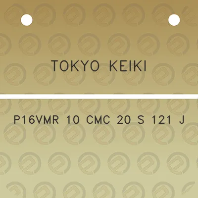 tokyo-keiki-p16vmr-10-cmc-20-s-121-j