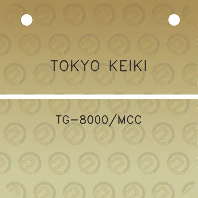 tokyo-keiki-tg-8000mcc