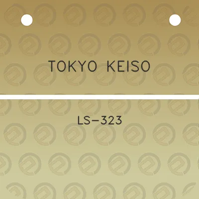 tokyo-keiso-ls-323