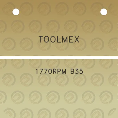 toolmex-1770rpm-b35