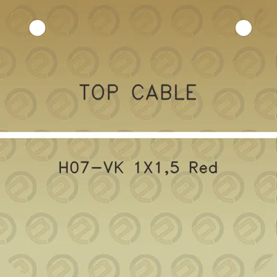 top-cable-h07-vk-1x15-red