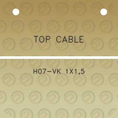 top-cable-h07-vk-1x15