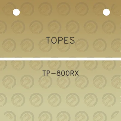 topes-tp-800rx