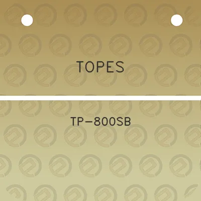 topes-tp-800sb