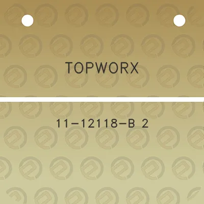 topworx-11-12118-b-2