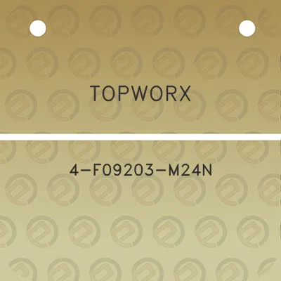 topworx-4-f09203-m24n