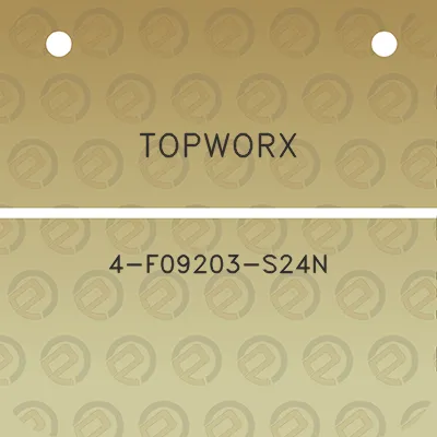 topworx-4-f09203-s24n