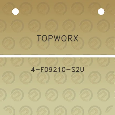 topworx-4-f09210-s2u