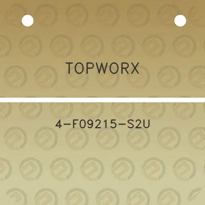 topworx-4-f09215-s2u