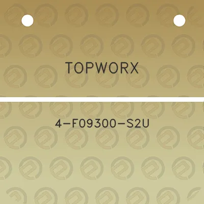 topworx-4-f09300-s2u